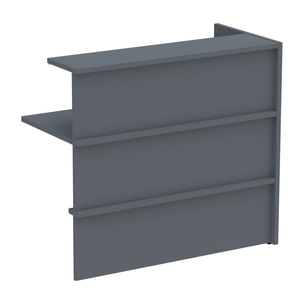 Complemento Balcão Atendimento · Linha P25 · 1100 × 1250 × 600 mm
