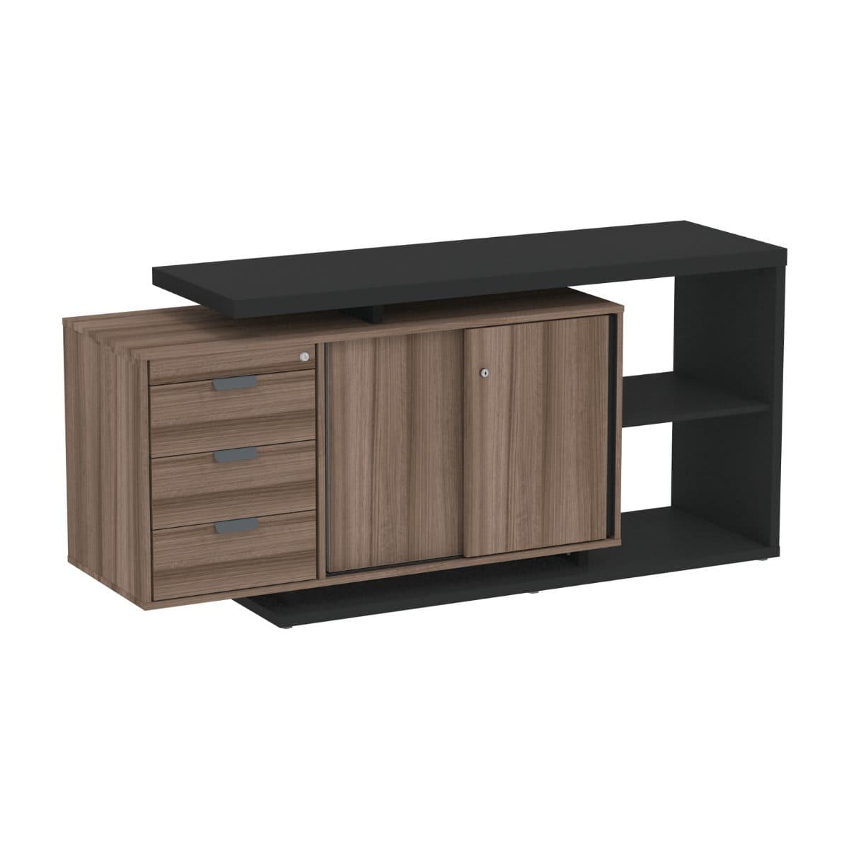 Armário Credenza Aura 03 Gavetas