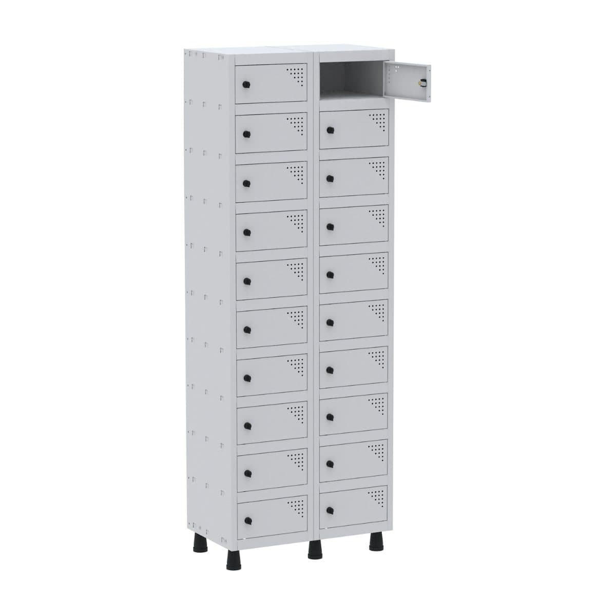 Armário Porta Objeto 4V 40 Portas